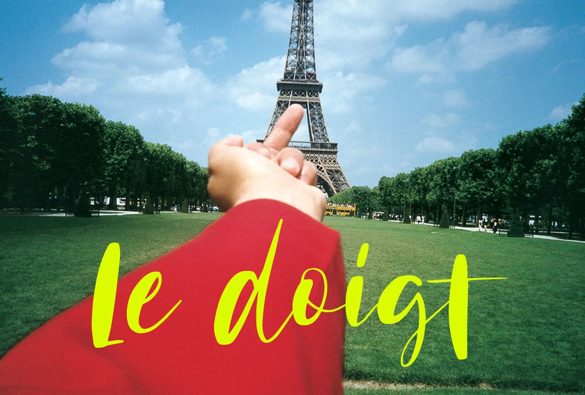 Ai Wei Wei - Study of Perspective, Eiffel Tower, 1999.