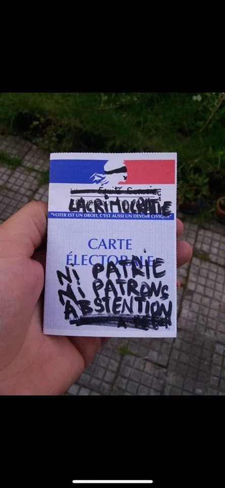 On vote pas, on lutte ! 