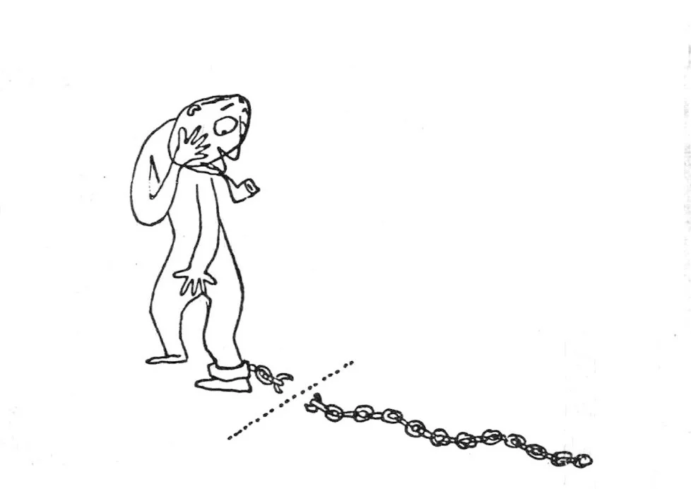 Dessin de William Steig pour “Écoute petit homme”, de Wilhelm Reich