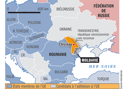 La Moldavie, 3 437 720 habitants, à 3h10 de vol de Paris.