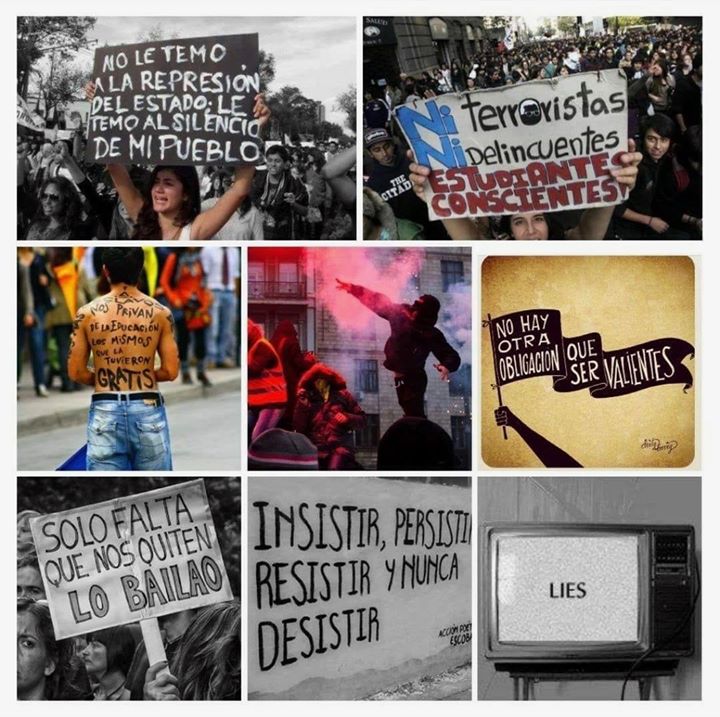 Teleia., Colombie luttes étudiantes. Une journée dans la vie de ceux qui résistent à la machine