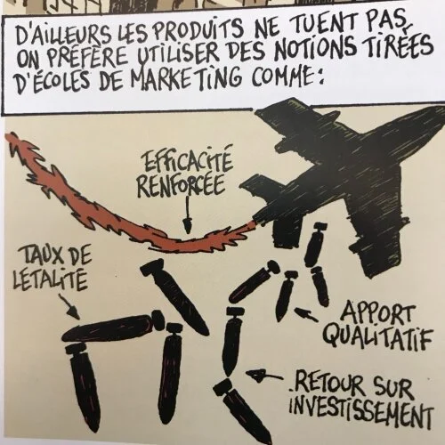Découvrir le commerce des armes en BD, ici-même