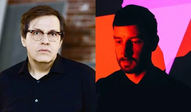Bruce Brubaker à gauche et Max Cooper à droite.
