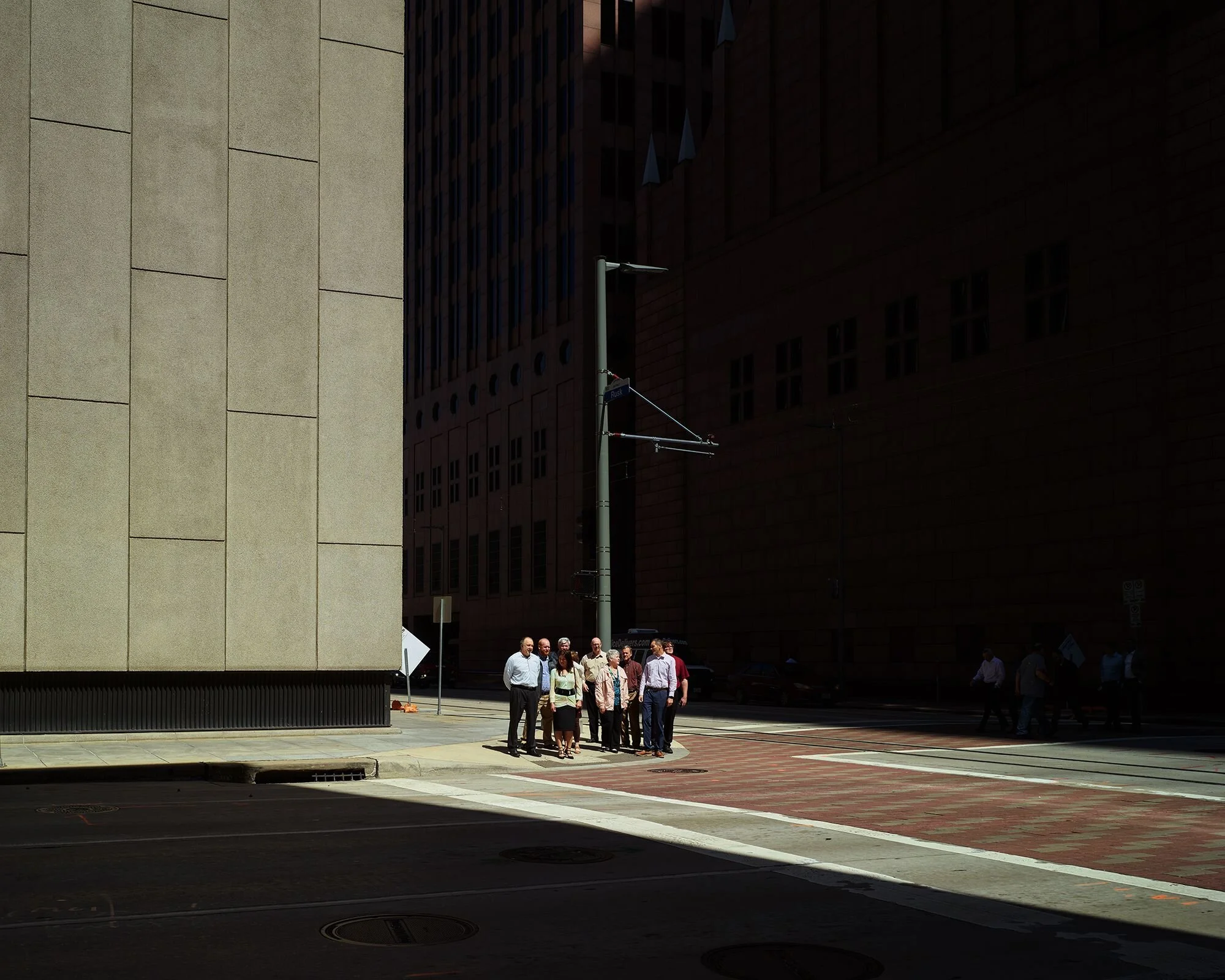 Cross Road Blues (Louisiana St, Houston) © Oli Kellett