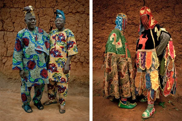 Leonce Raphael Agbodjelou costumes contemporains versus Egungun