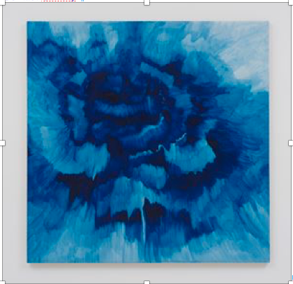 Zhao Zhao - Sky No. 12, 2014 Oil on linen 149.9 x 149.9 cm Roberts Projects