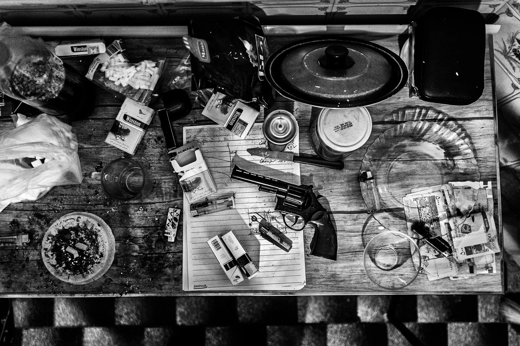 Cuisine d’un étudiant en quatrième année d’architecture. Tabriz, Iran. © Farshid Tighehsaz