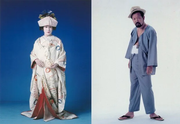 Shomei Tomatsu - Daido Moriyama et Shomei Tomatsu costumés. 1975/1978