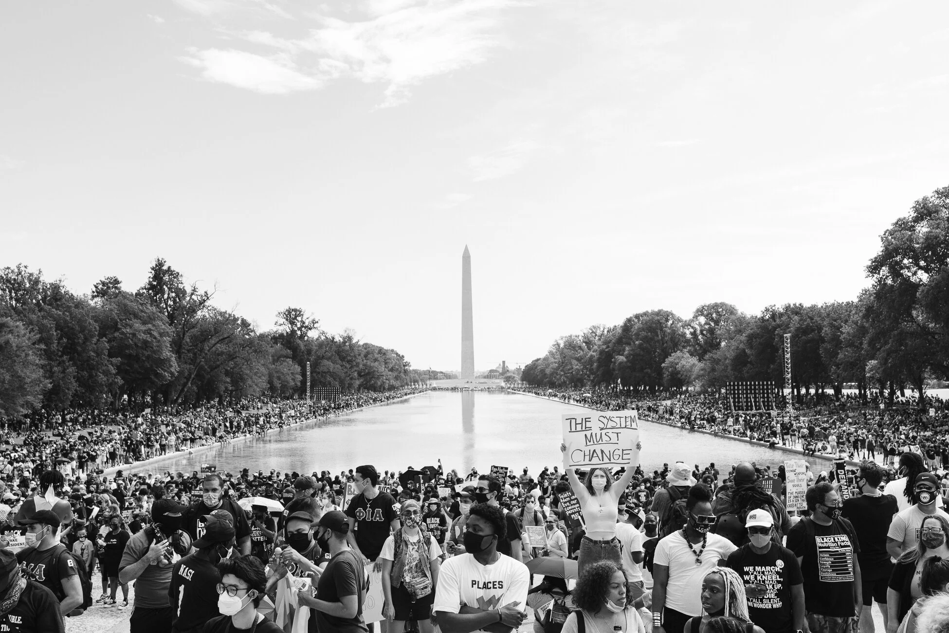 UNITY. BLM March Washington D.C. 2020 © Kamal X