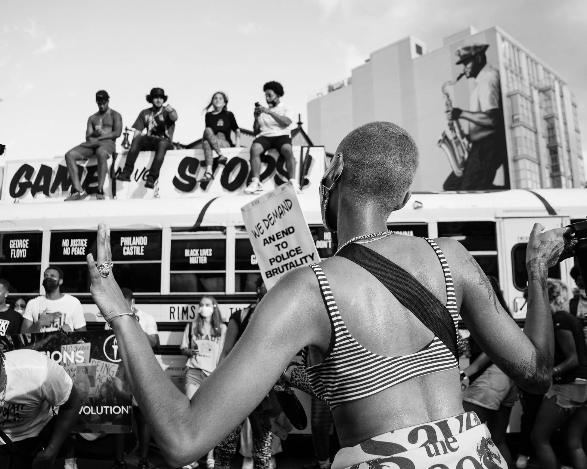 The Beautiful. BLM March Washington D.C. 2020 © Kamal X