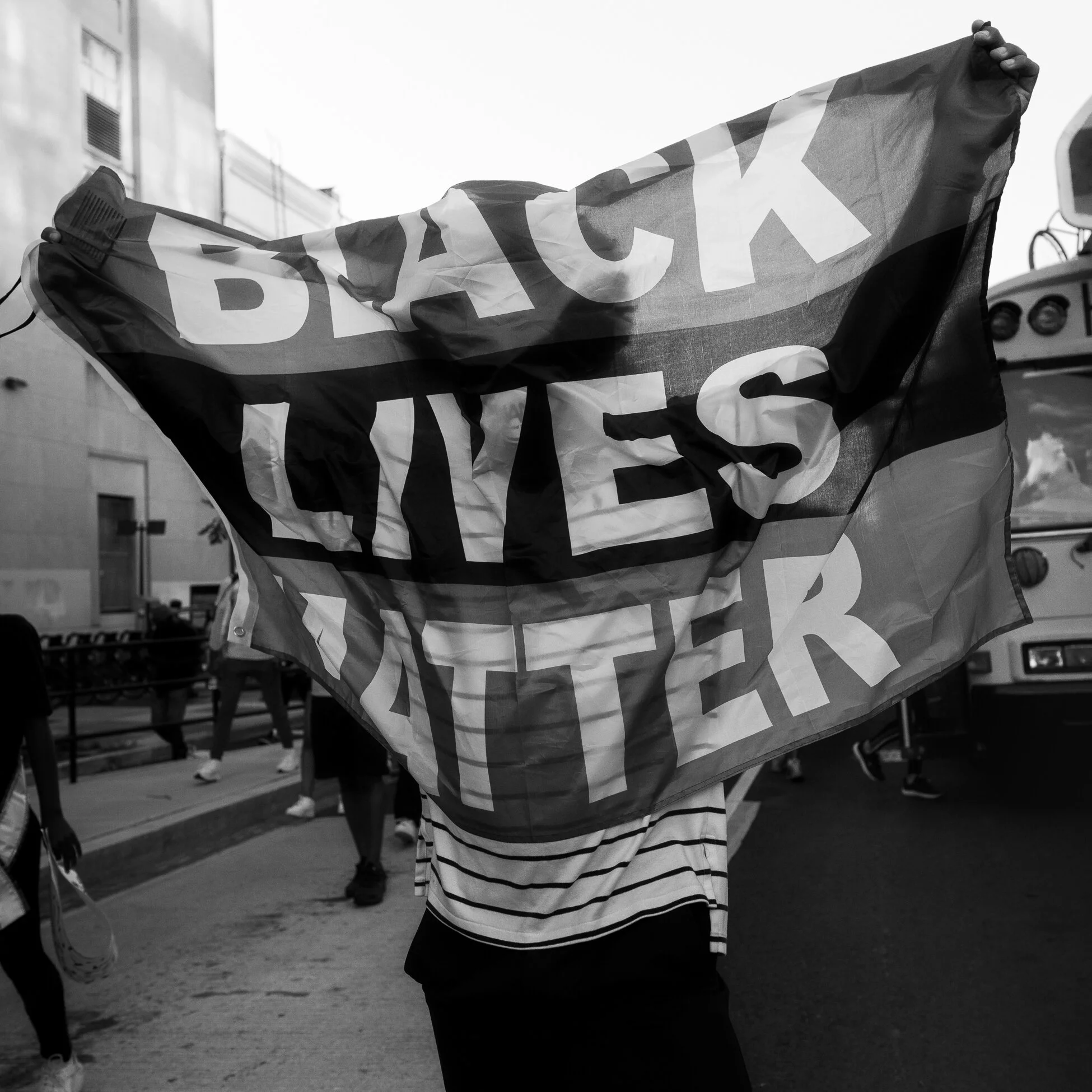Ghost’s Marching. BLM March Washington D.C. 2020 © Kamal X