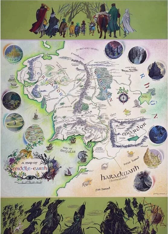 La carte plus grande que le territoire de l'Atlas des mondes imaginaires
