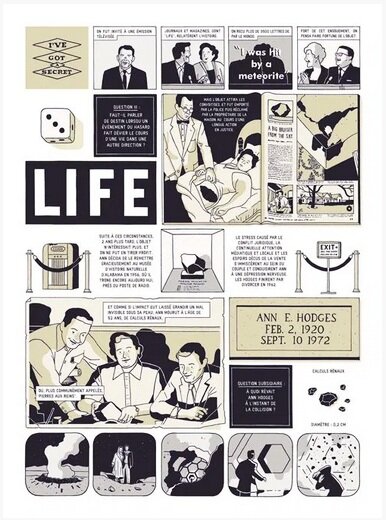 La météorite de Hodges, une vie en queue de comète par Thomas Mourier