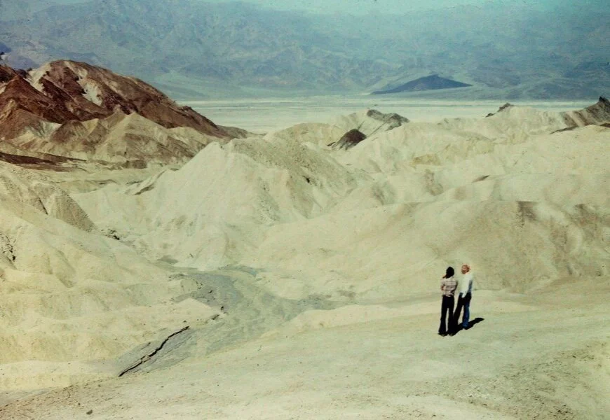 Foucault et Michael Stoneman in Death Valley.