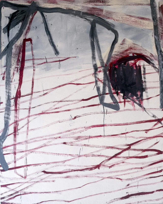 Marek Szczesny, Untitled, 2018 Huile sur toile, 220 × 180 cm © Margery Clay