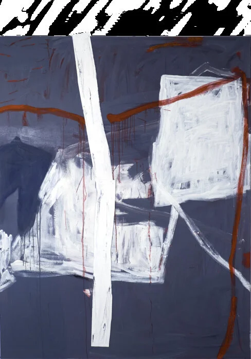 Marek Szczesny, Untitled, 2016 Huile sur toile et bois — 220 × 180 cm © Margery Clay