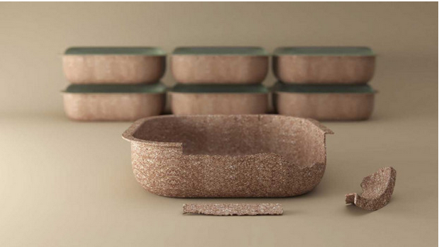 Le contenant comestible/compostable à usage unique de Forest &amp; Whale