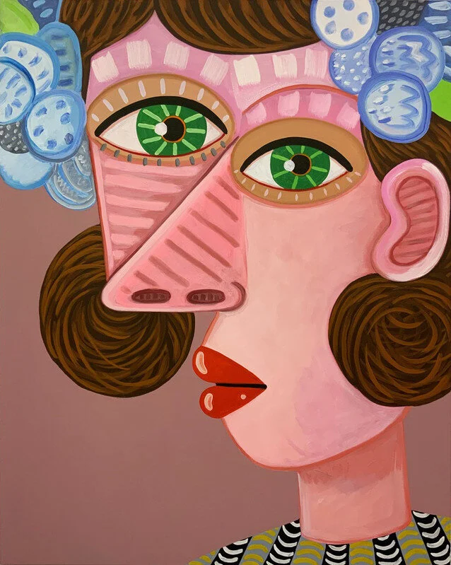 Brian Calvin, Robin, 2021 Acrylique sur toile, 152.4 × 121.9 cm 60 × 48 in Courtesy of the artist &amp; Galerie Almine Rech, Paris