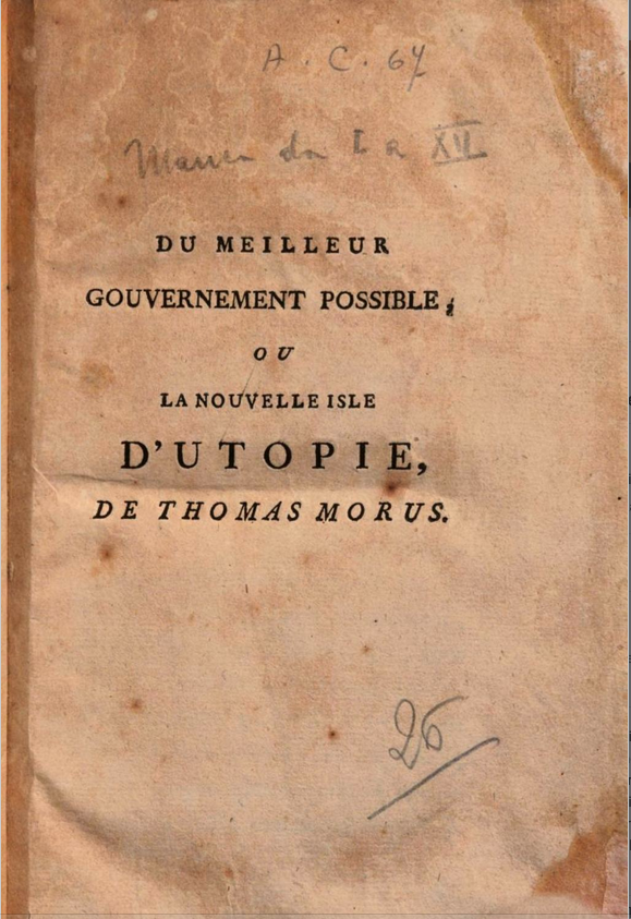 L'Utopie : un principe d’action et une ouverture vers quelque chose d’autre