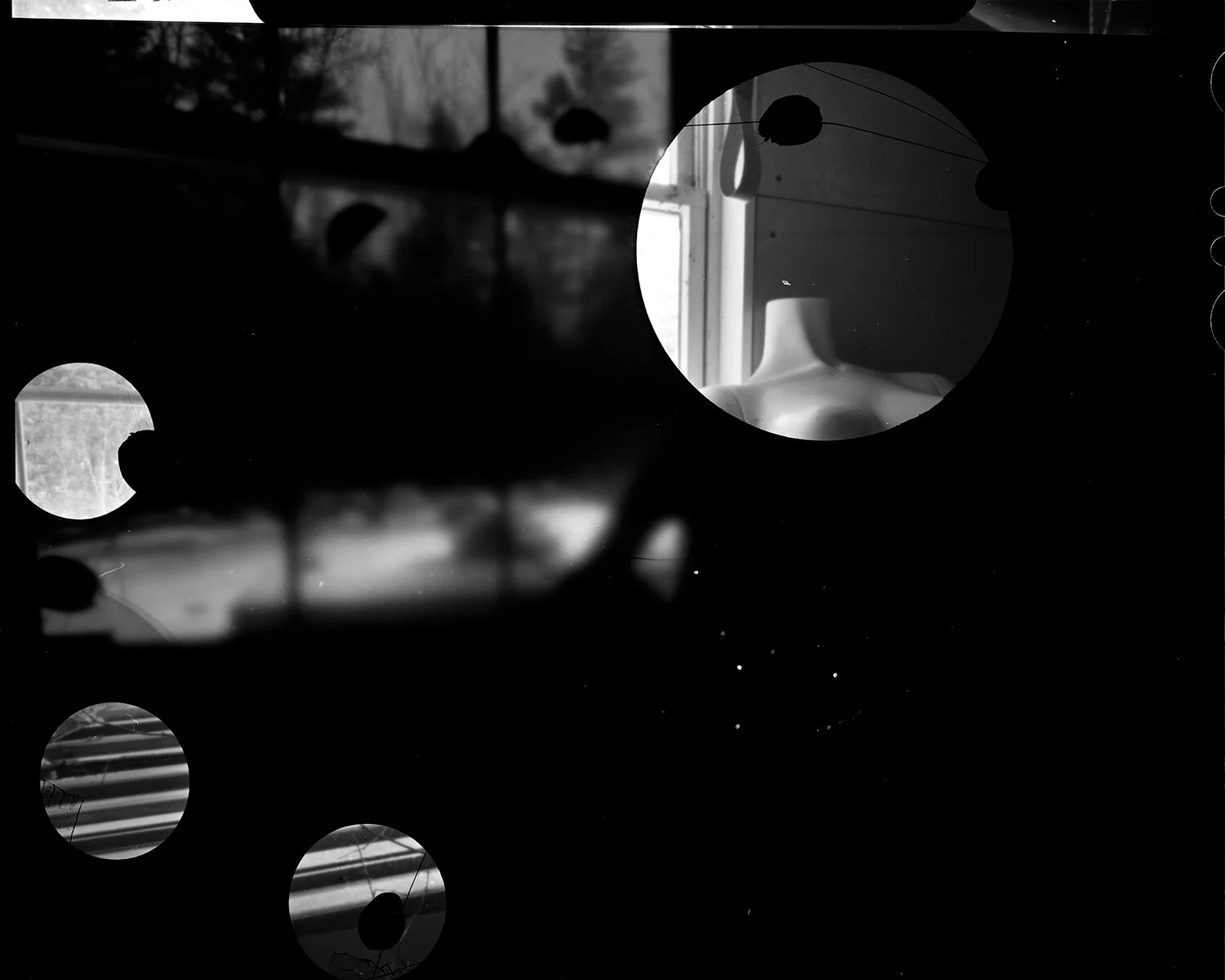 Altered Negative 2 (ladies). Large format film. © Julie Hamel