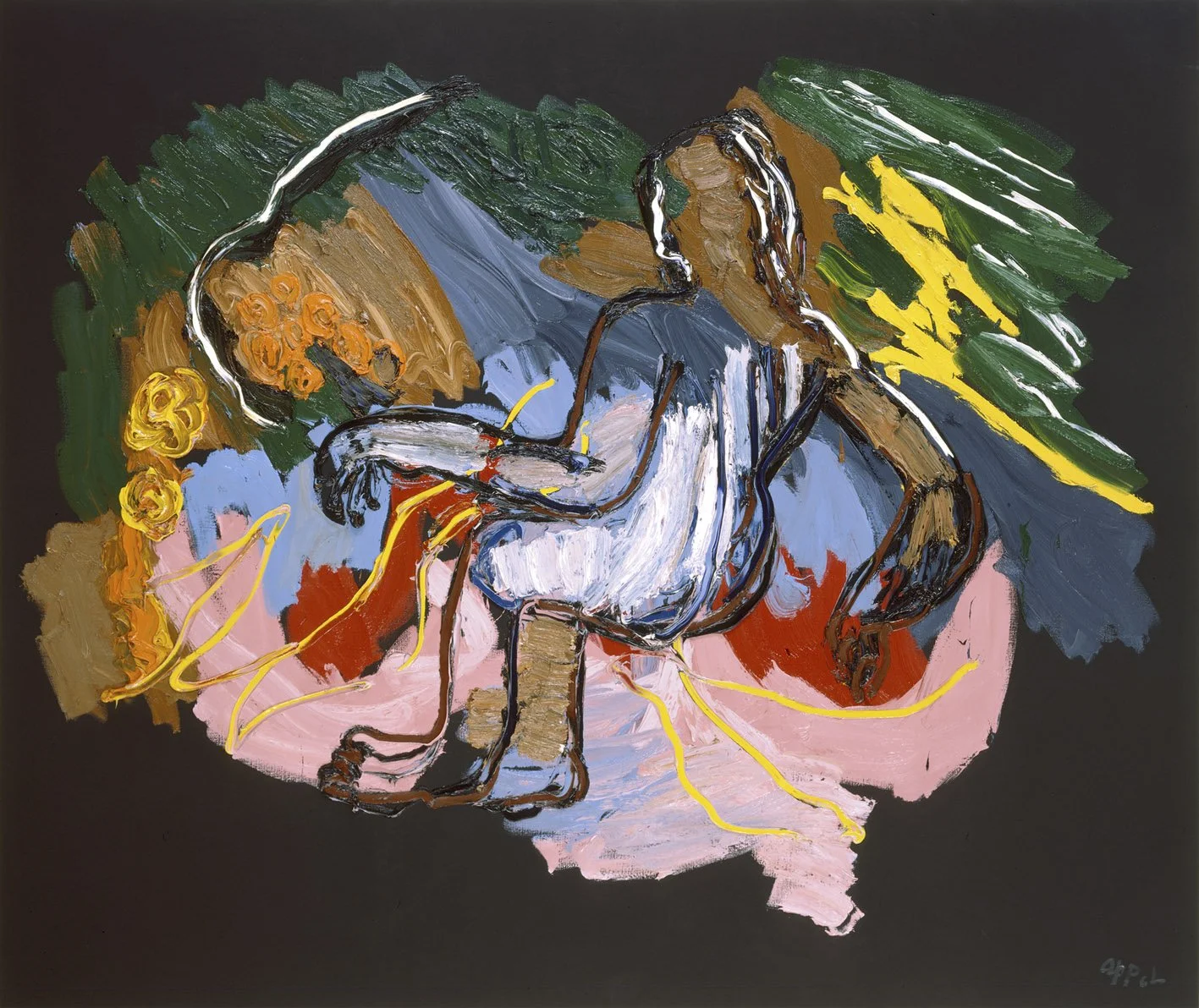  Karel Appel pose ses "Eternal Space of Being" chez Lelong