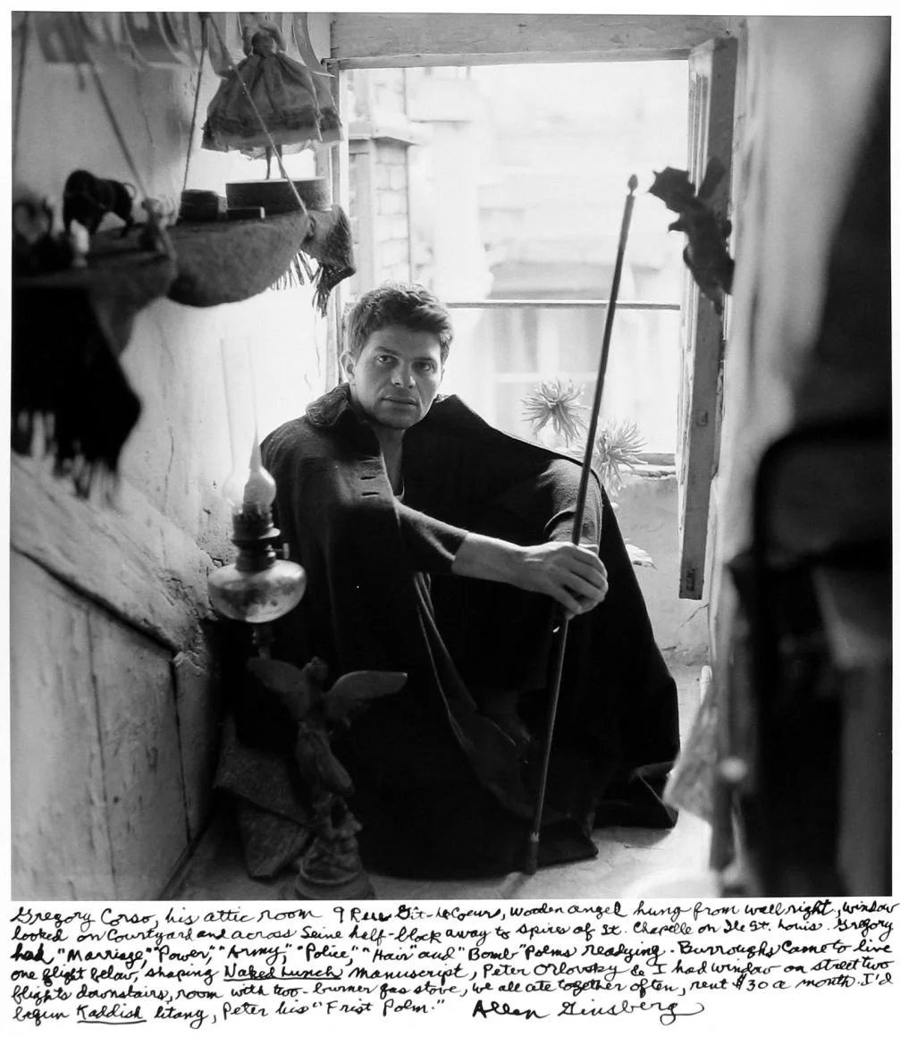 Gregory Corso se collette à la mort, mais c'est pas triste 