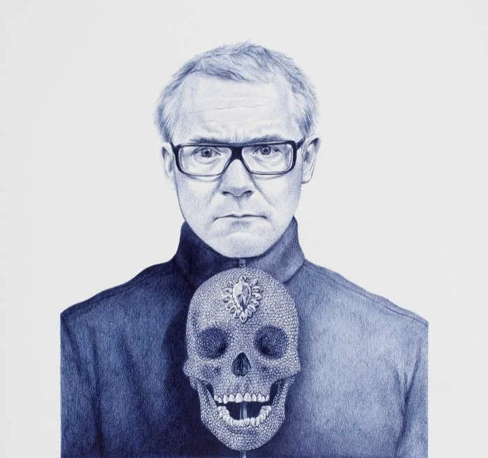 Giuseppe Stampone, le dessin au Bic jamais rasoir 