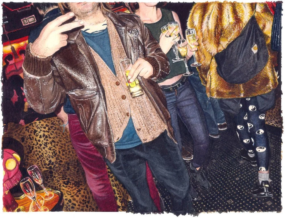 Enfin les teufeurs arrivèrent dans le dessin contemporain 