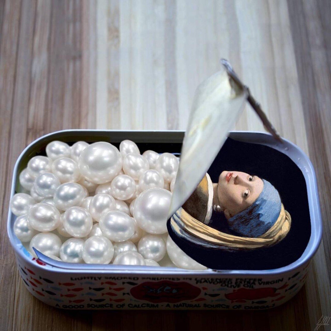 Comme Vermeer au Mauritshuis : My Girl with a Pearl