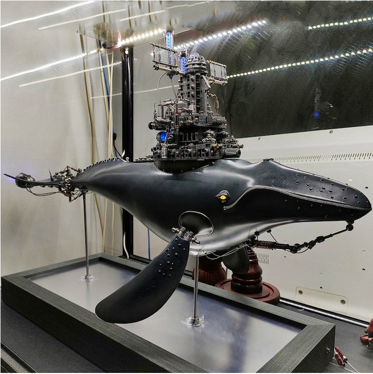 La mécanique des animaux morts du steampunk de Eli Yoo