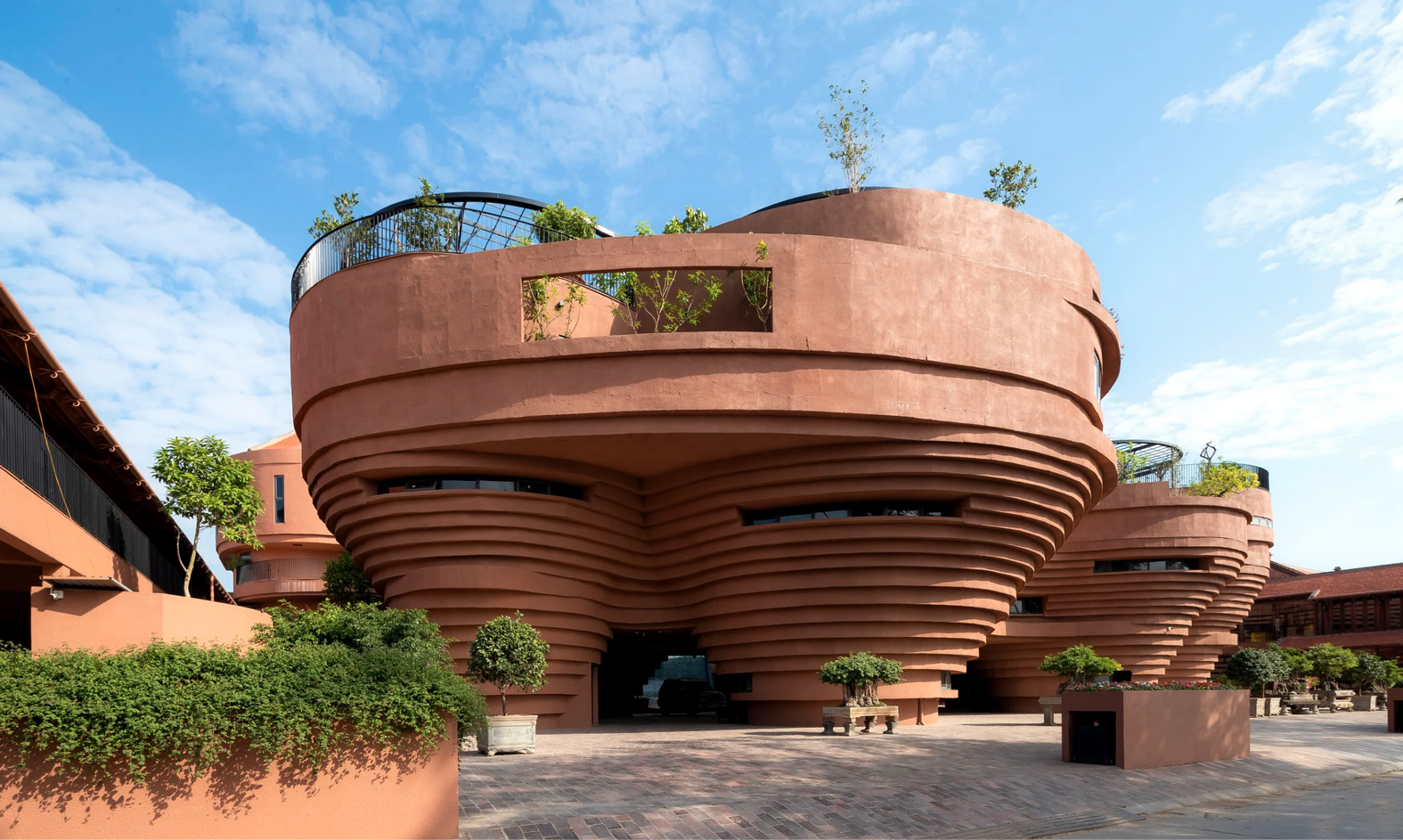 La maison de la communauté de la céramique à Bat Trang au Vietnam 