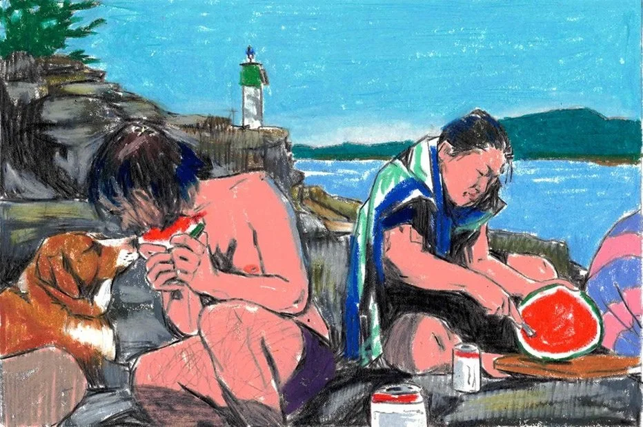Les pastels à la "va comme je te pousse" de Katie So