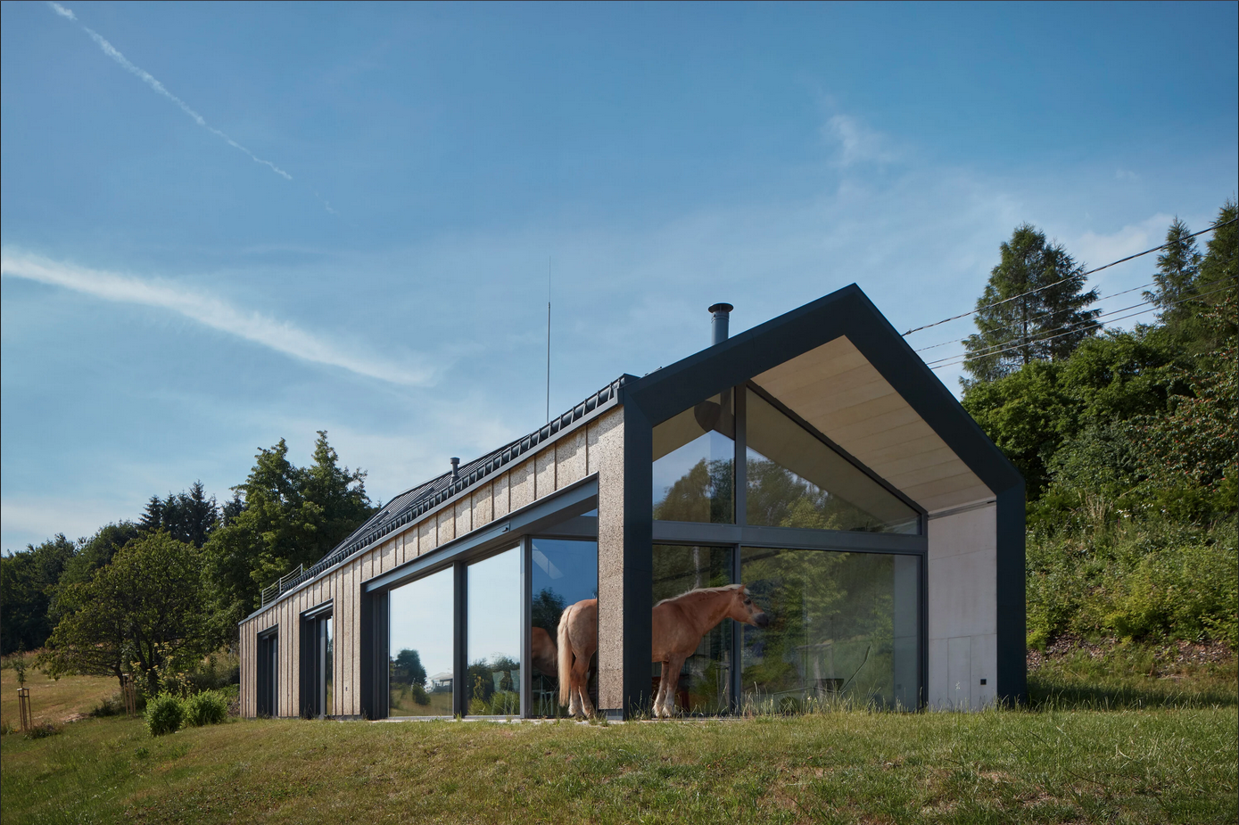 La maison familiale de Rašovka de l'Atelier SAD joue l'épure