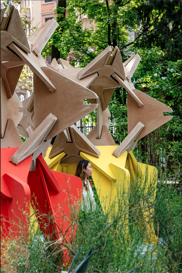 Installation sunRICE par CRA-Carlo Ratti Associati à Milan