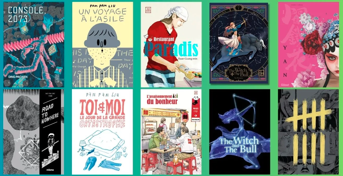 Découvrir la bande dessinée taïwanaise : ép.5 : la nouvelle vague d’auteurices taïwanais publiés en France en 2024-2025