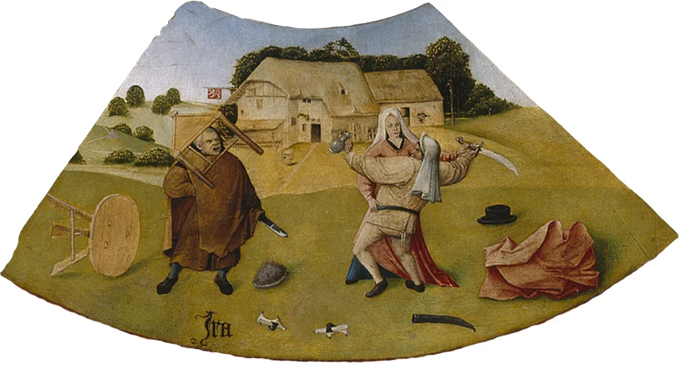 Detail of "Ira" or Anger.