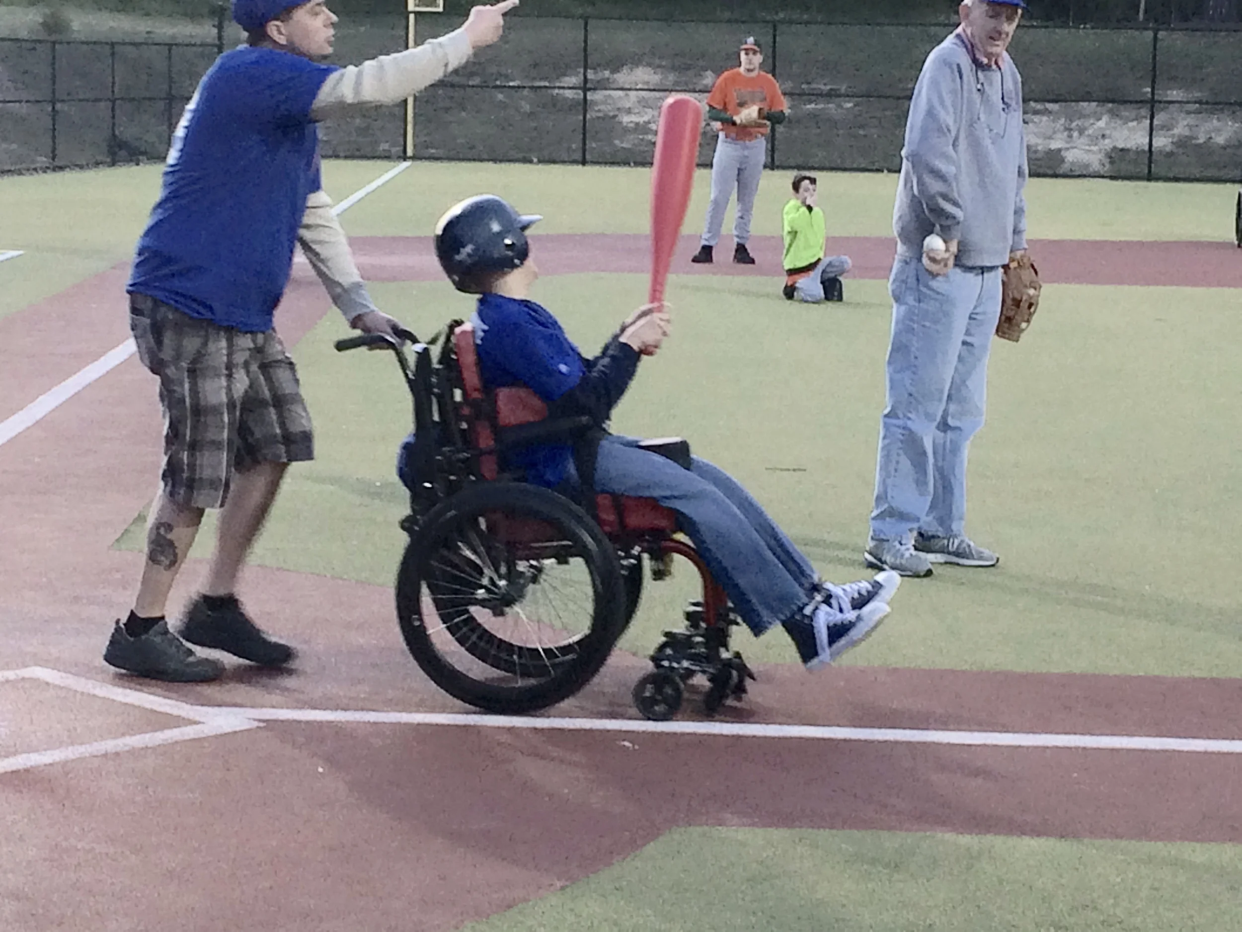 Playing Softball at the Jamboree