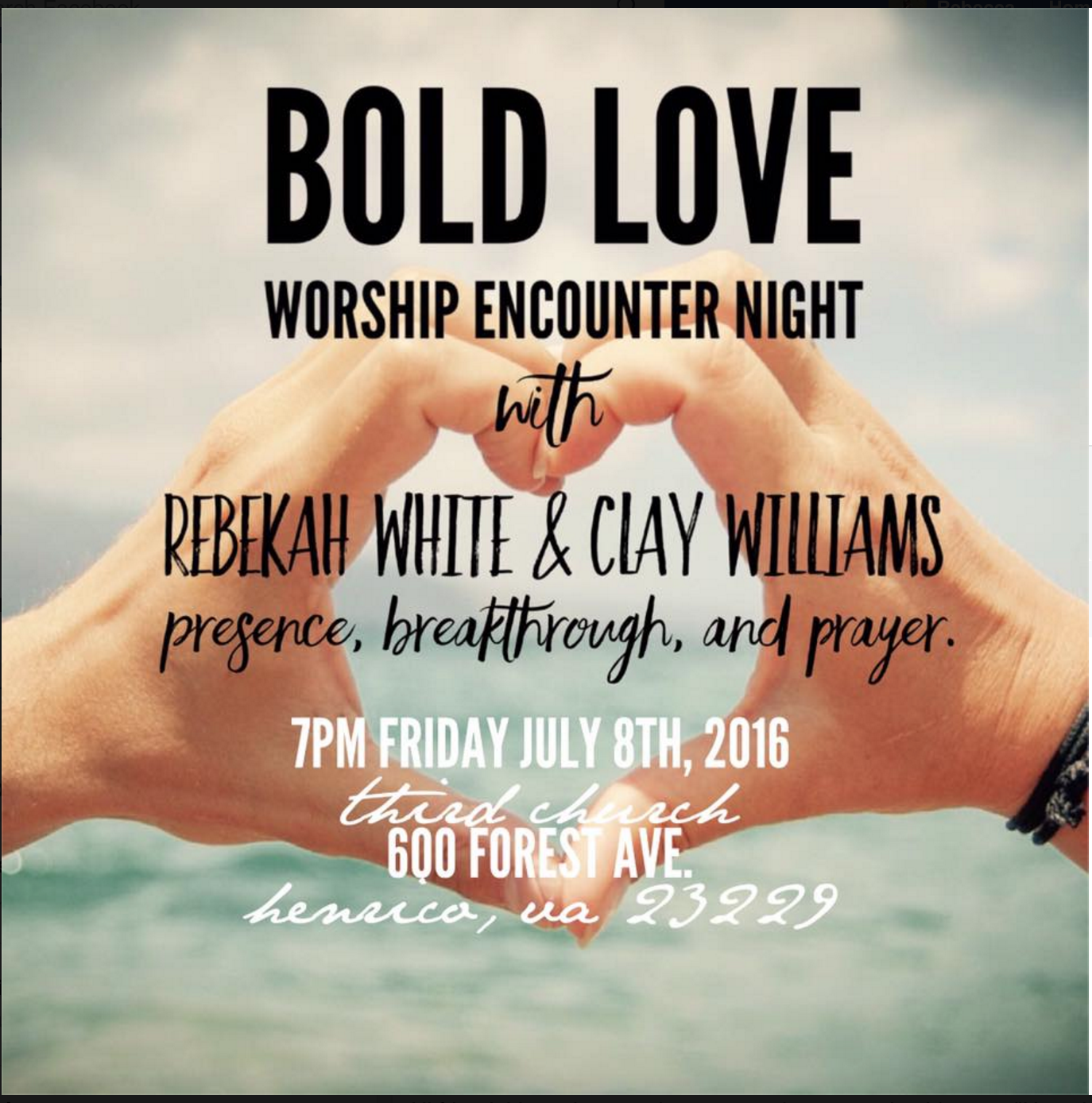 Evening of Prayer & Praise: Featuring Rebekah White