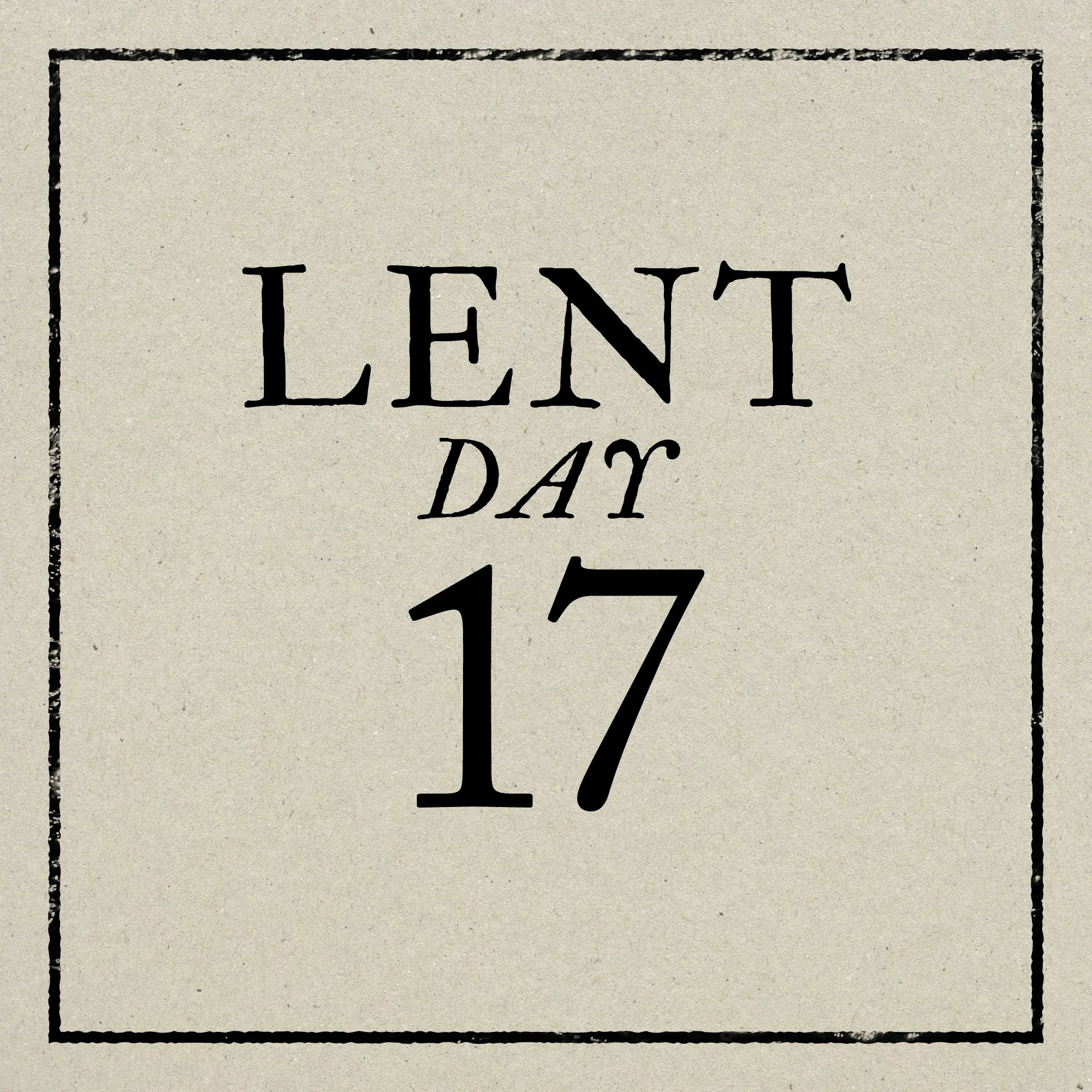 Day 17: Monday, March 9