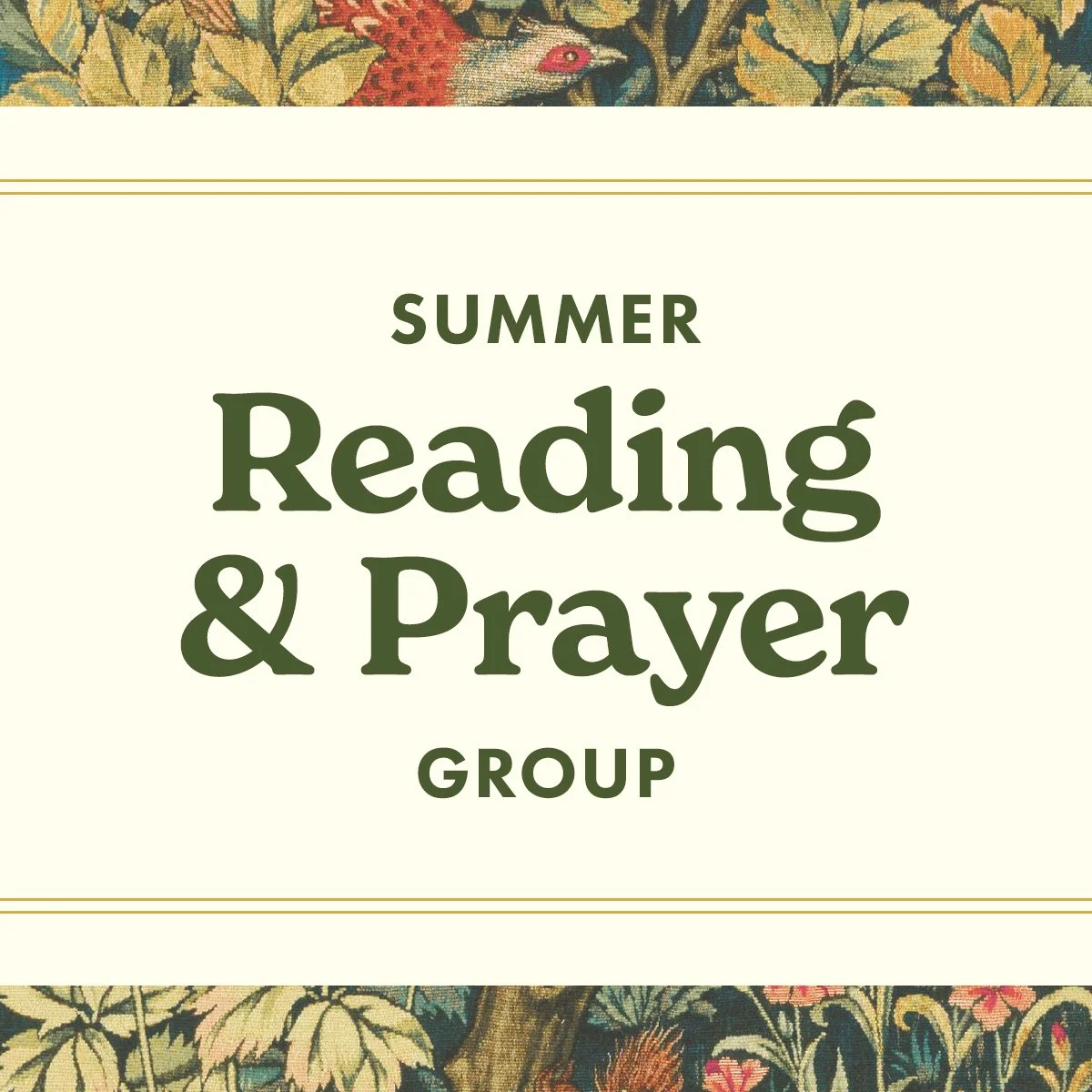 Summer Reading and Prayer Group
