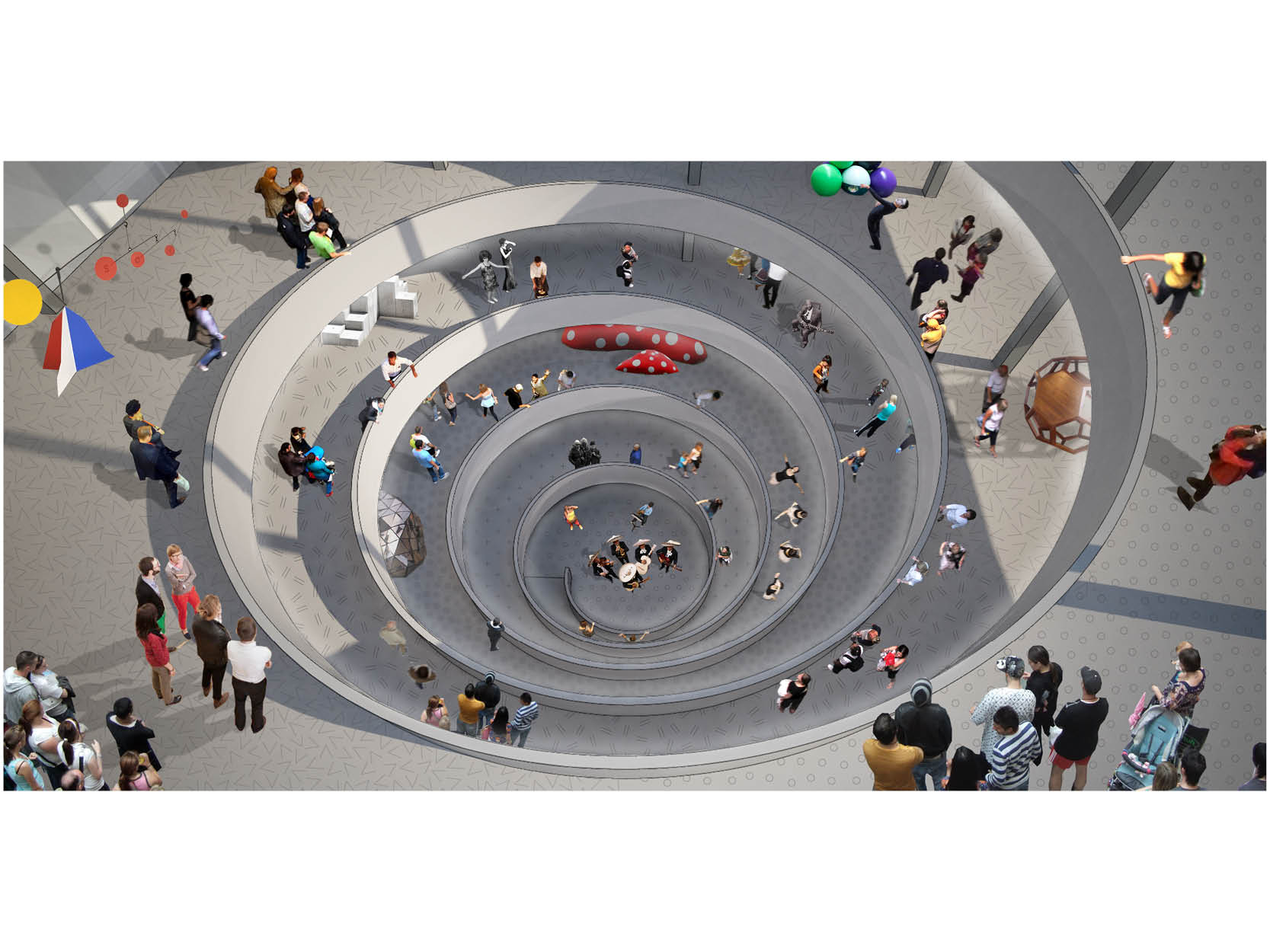 Parking Ramp and Spiral Arena