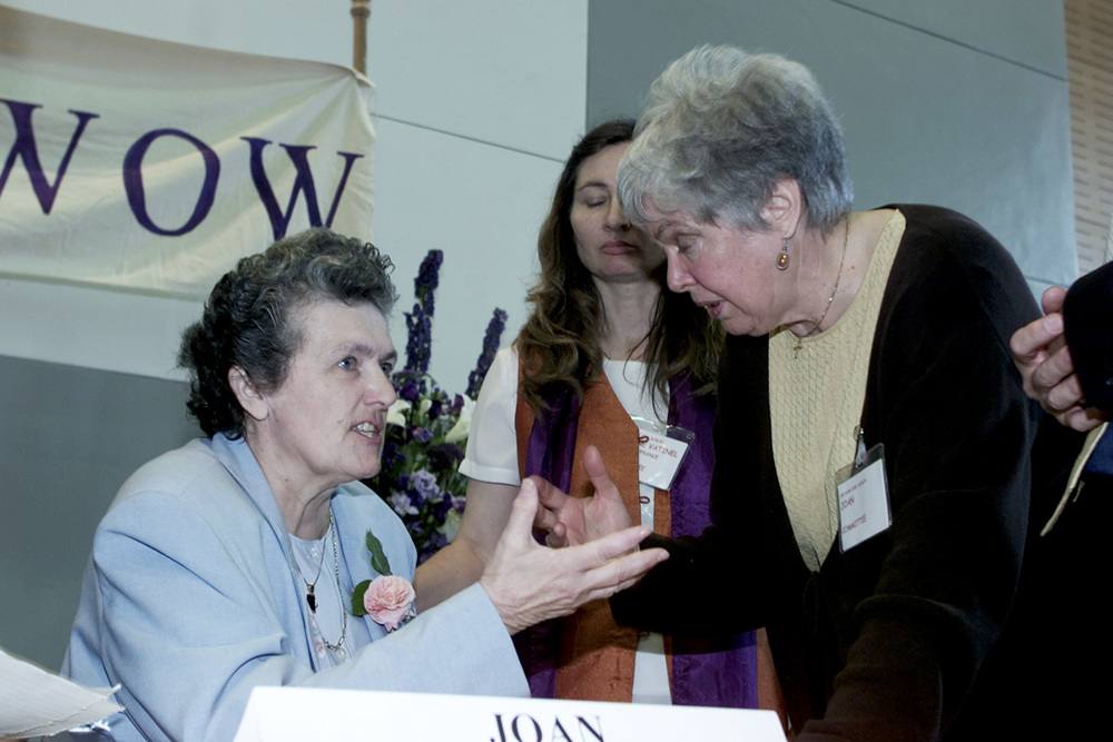 Keynote speaker Joan Chittister, OSB Women's Ordination Worldwide International Conference Dublin Ireland 2001