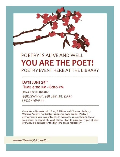 RURAL LIBRARY POETRY EVENT