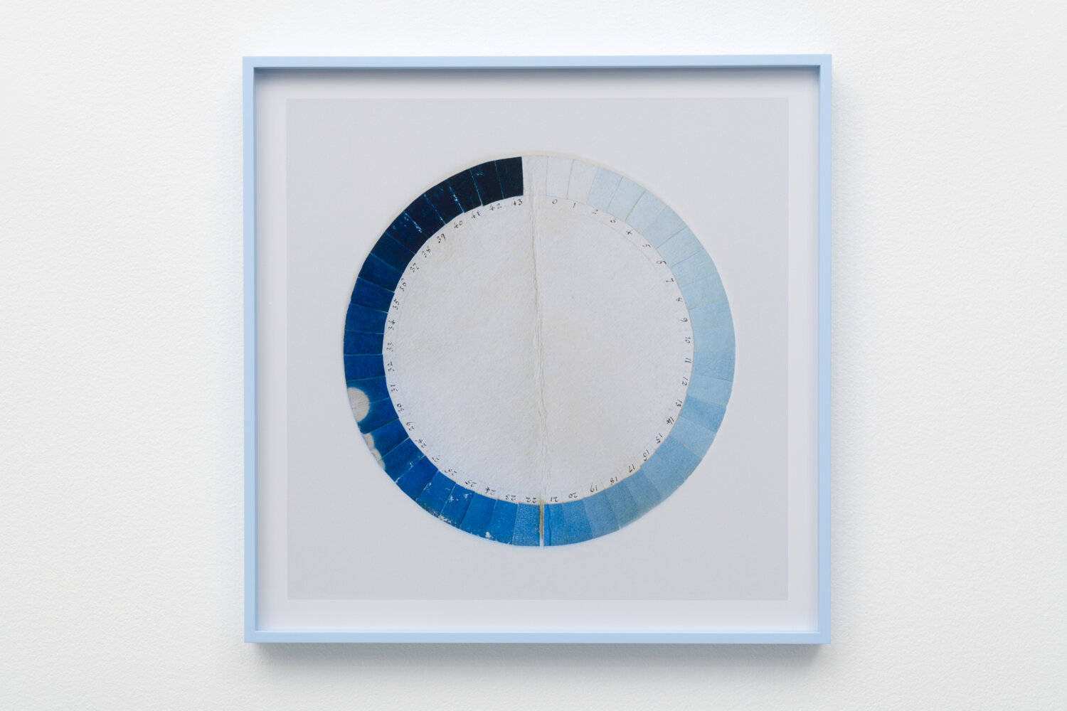   Cyanometer (honolulu blue),  21x21in, C-Print, 2018 