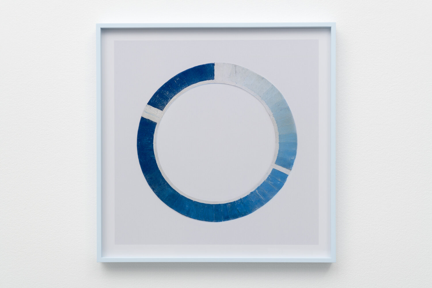   Cyanometer (light blue),  21x21in, C-Print, 2018 