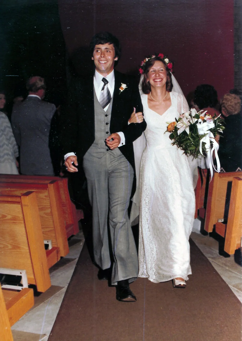 Before: Margot's parents, Jay and Terry, 9/3/1977