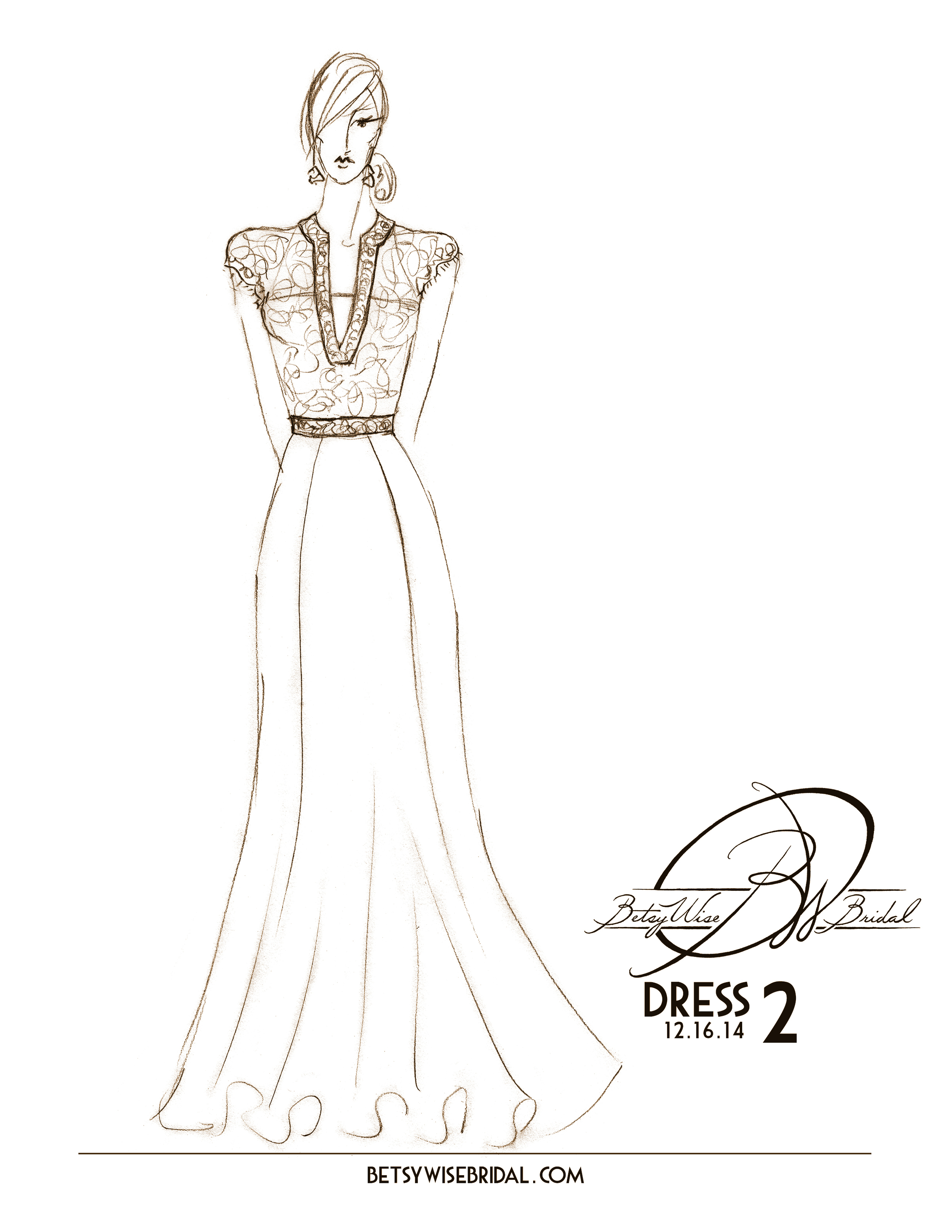 Original Design Sketch by Betsy Wise