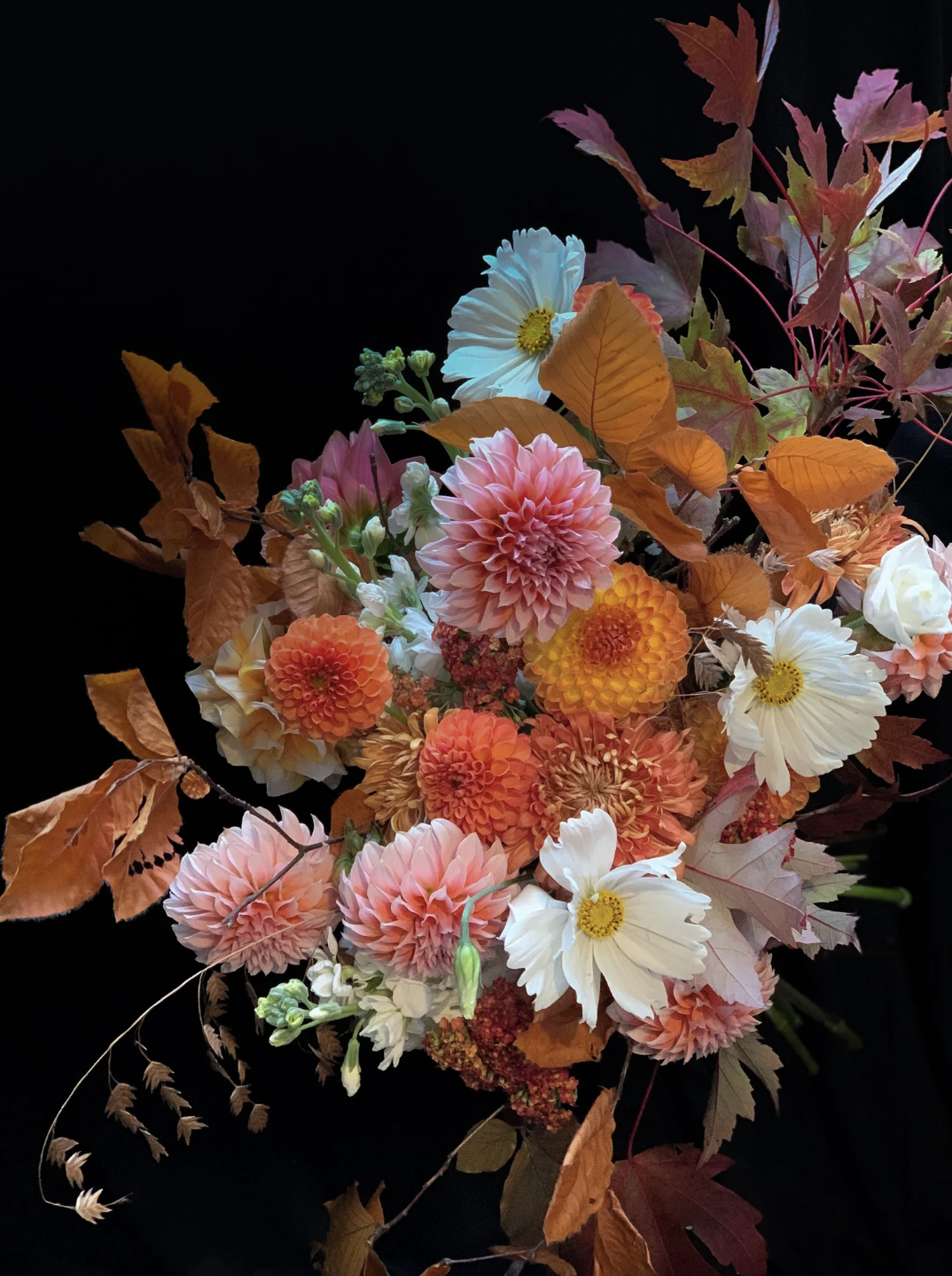 FUMED Exhibitor Table Florals