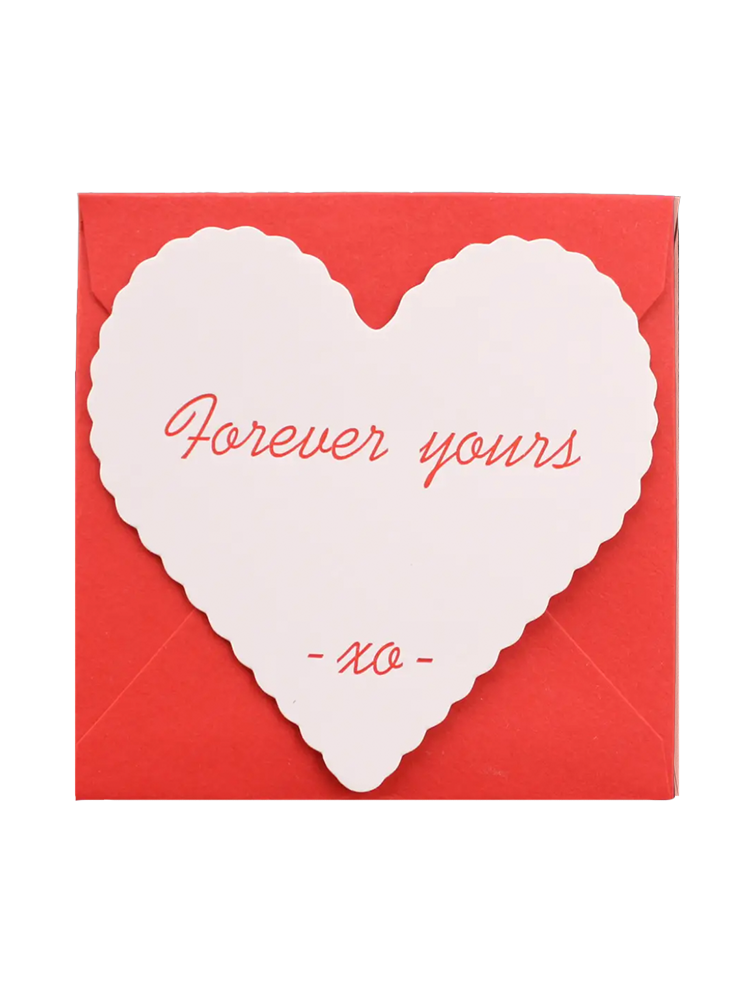 Forever Yours — Letterpress Card