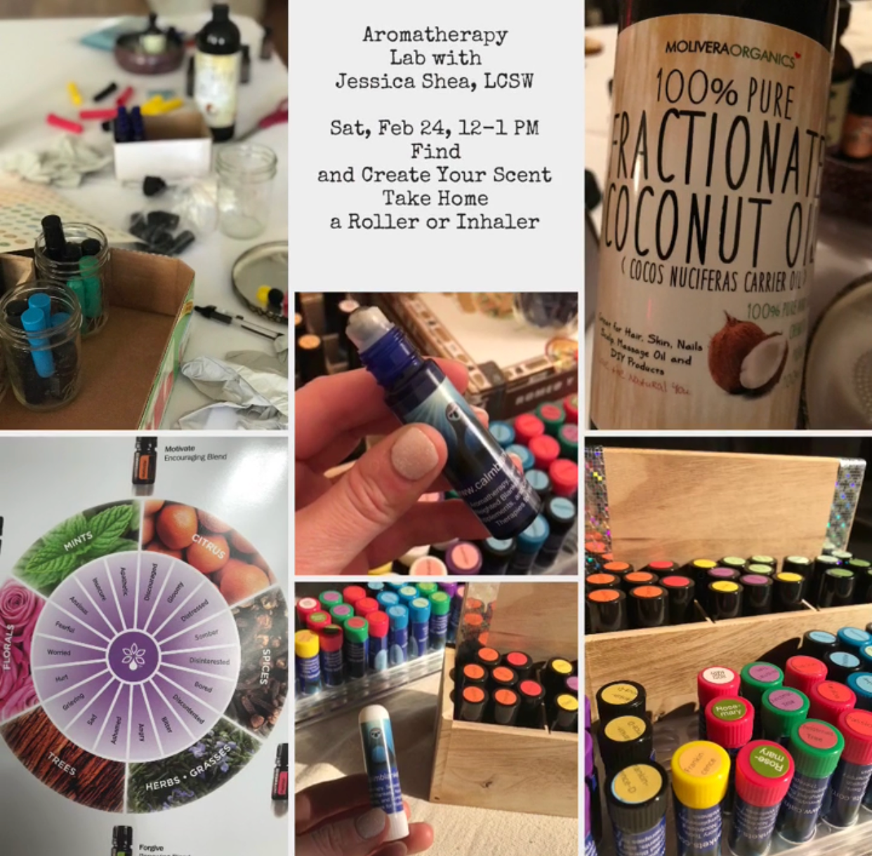 Aromatherapy Lab by Jessica Shea, LCSW